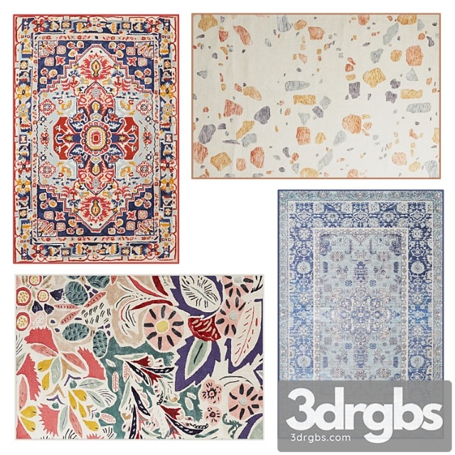 Anthropologie rug set 4