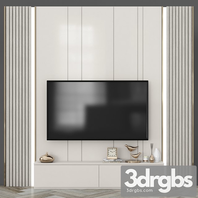 Modern tv wall set90