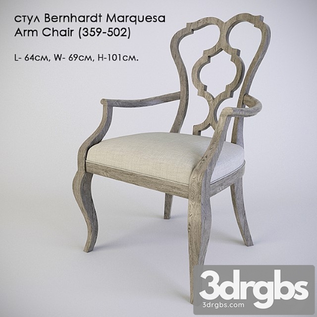 Stul Bernhardt Marquesa Arm Chair 359 502