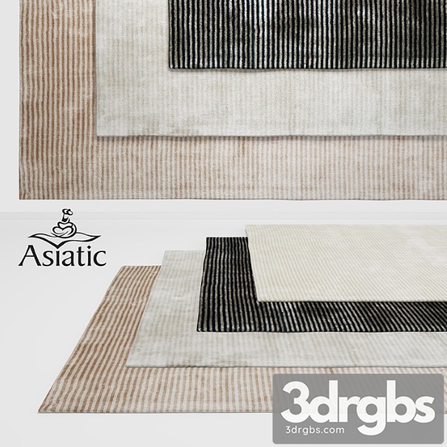 Asiatic Chrome Stripe Rugs