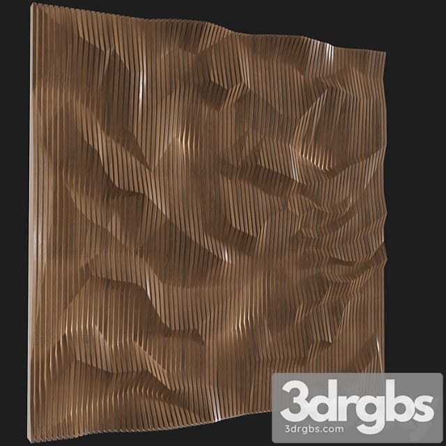 3d wood panel papper