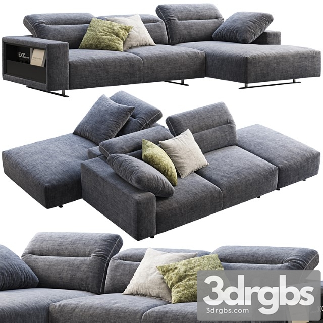 Boconcept hampton chaise lounge fabric sofas (2 options) 2
