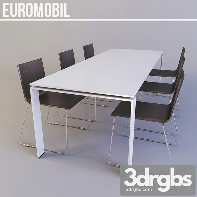 Table with chairs euromobil 2