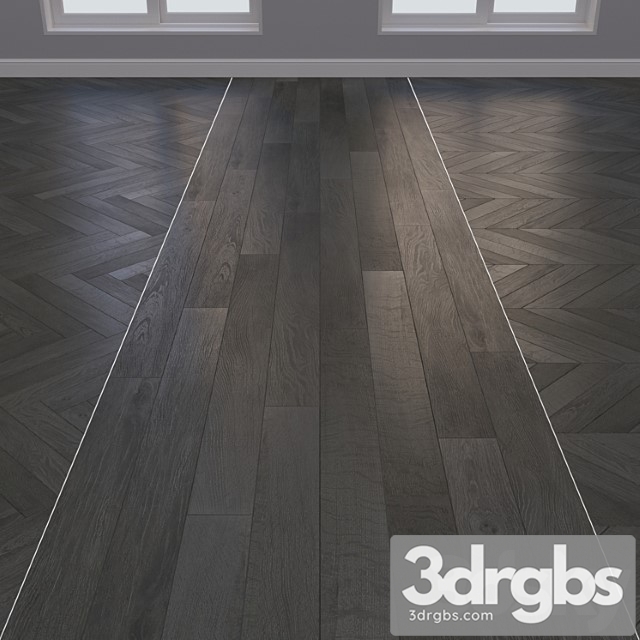 Parquet board kraft oak layout christmas tree, chevron and linear 3