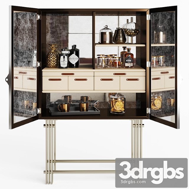 Inedito asnaghi vivara bar cabinet