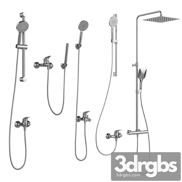 Mixers for Bath and Shower Ravak Set 10