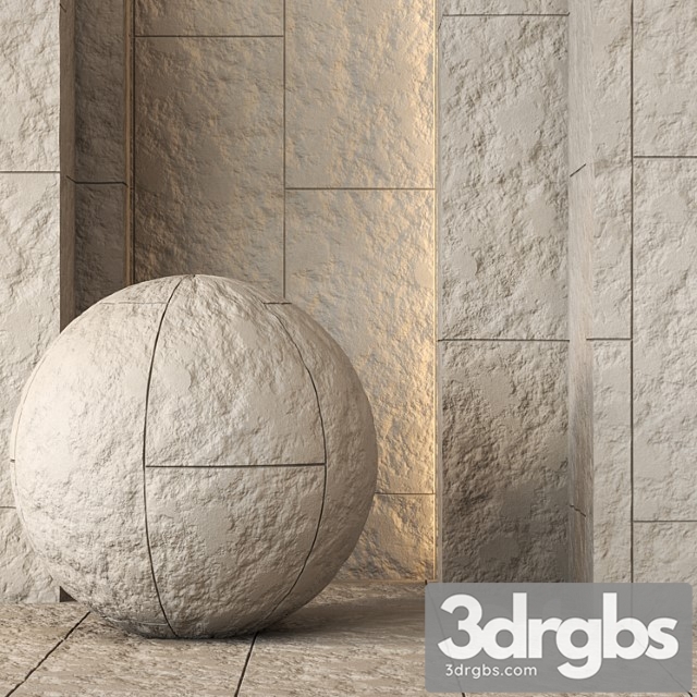 Decorative stone wall panel texture 4k - seamless