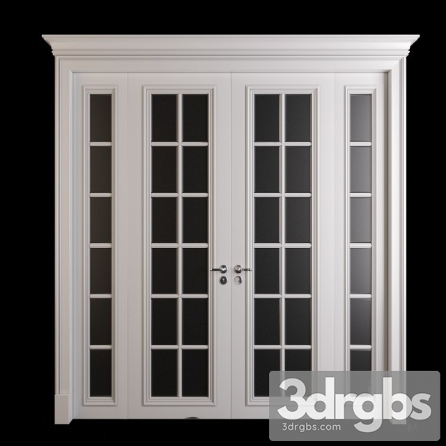 Luxury Neoclassical Glass Door