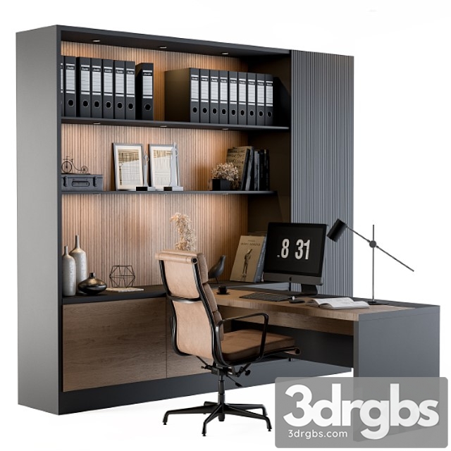 Office furniture - manager set 04 2