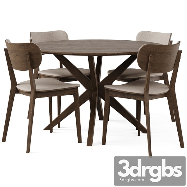 Dining set 5 by rowico home 2