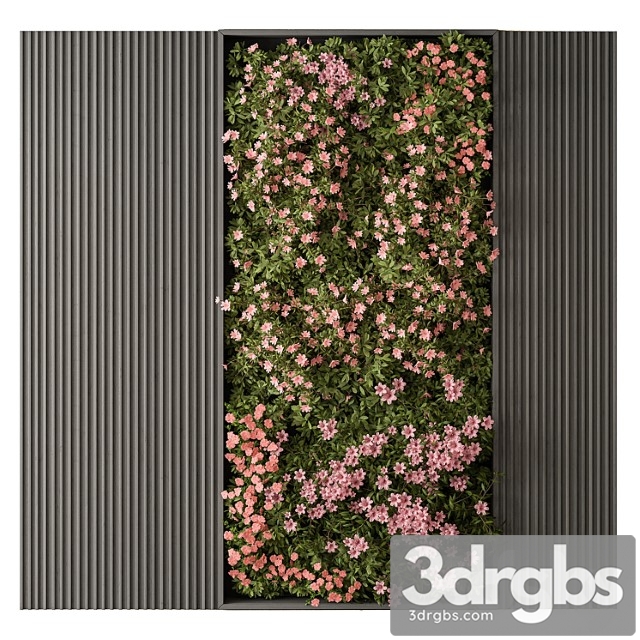 Flower vertical garden - wall decor 62