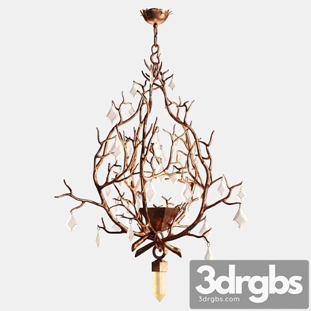 Herve Van Der Straeten Chandelier With Crystals 1