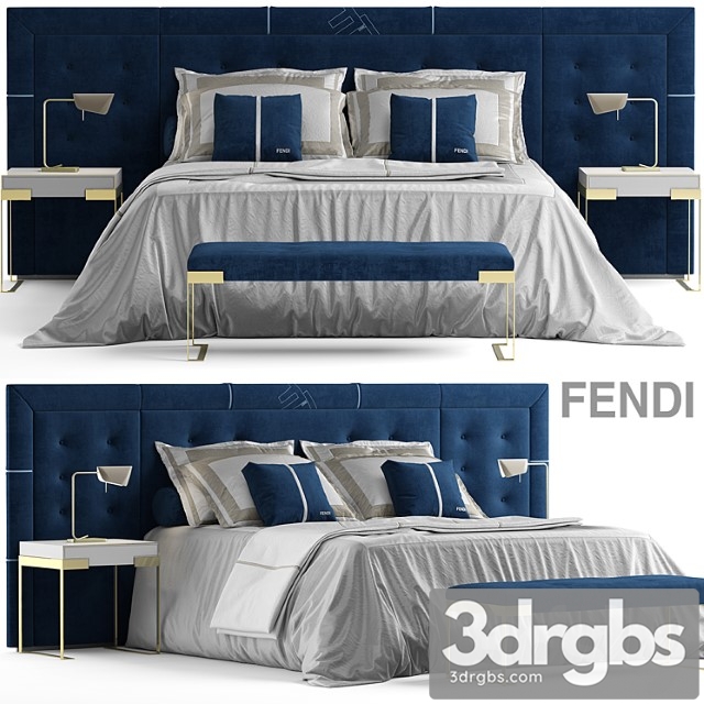 Bed fendi pincio bed 2