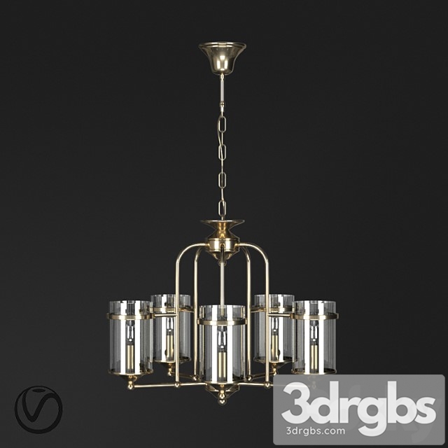 Chandelier With 5 Lamps By Terandpet