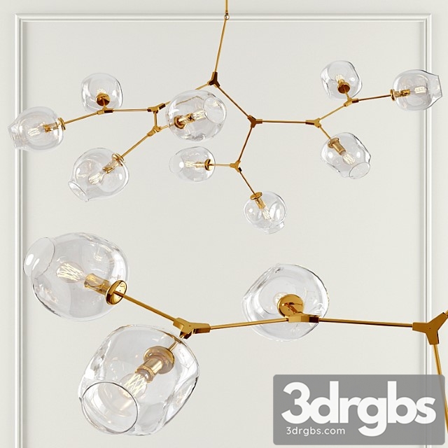 Branching bubble 9 light