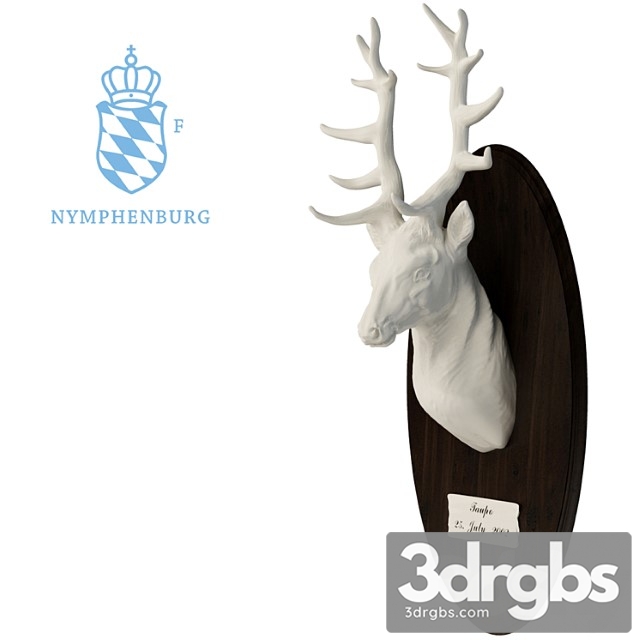 Nymphenburg Stag Head