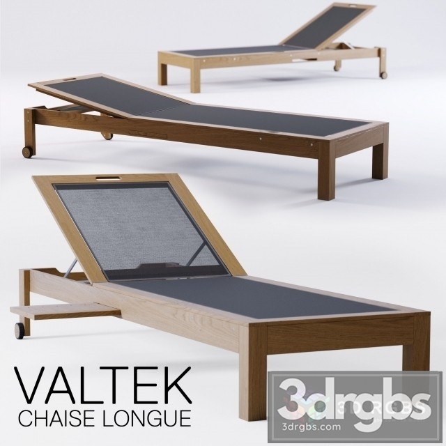 Chaise Longue Valteck Teck