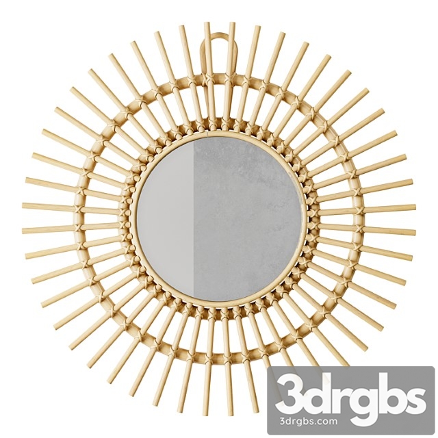 H&m home rotan mirror