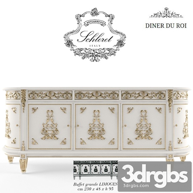 Artearredo diner du roi buffet limoges 2