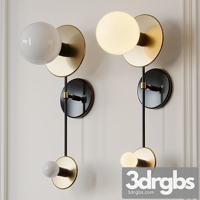 Double Wall Brass Sconce By Etsy