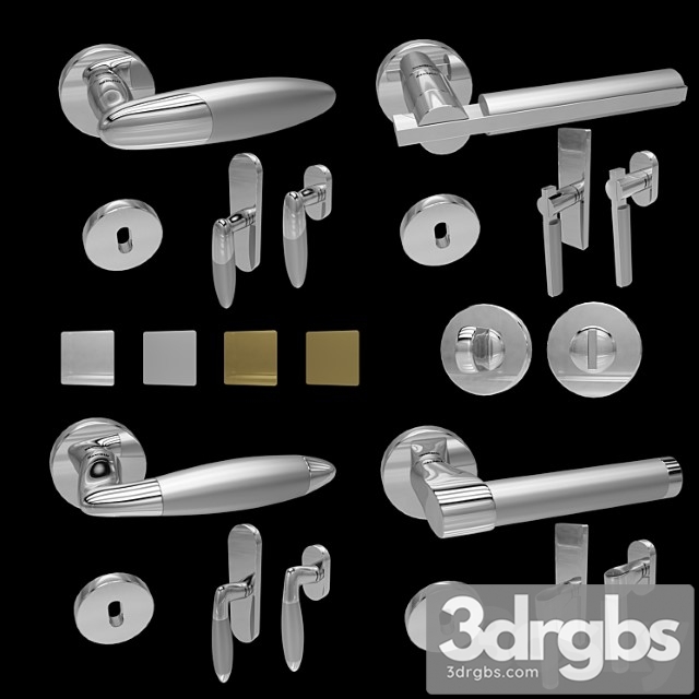 Handles for doors and windows mandelli (4 pcs., 4 colors) 5