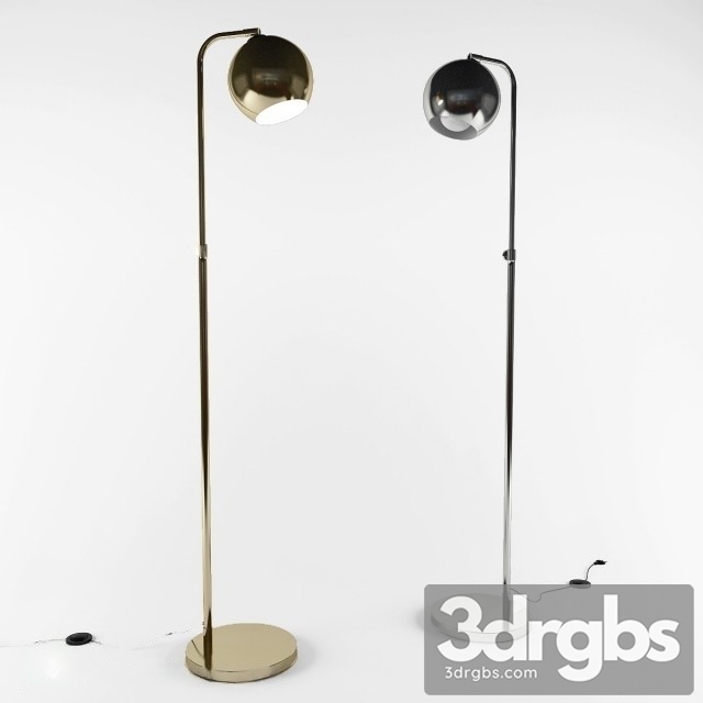 Gumball Floor Lamp Gold