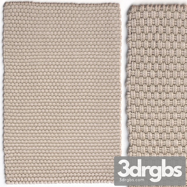 Dash & albert rope platinum rug