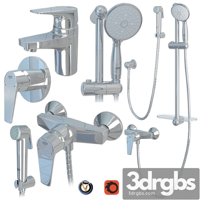 Grohe bauflow faucet set