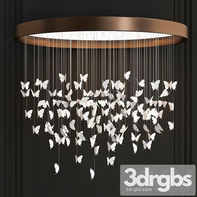 Lote 44 Mariposas Chandelier Niagara