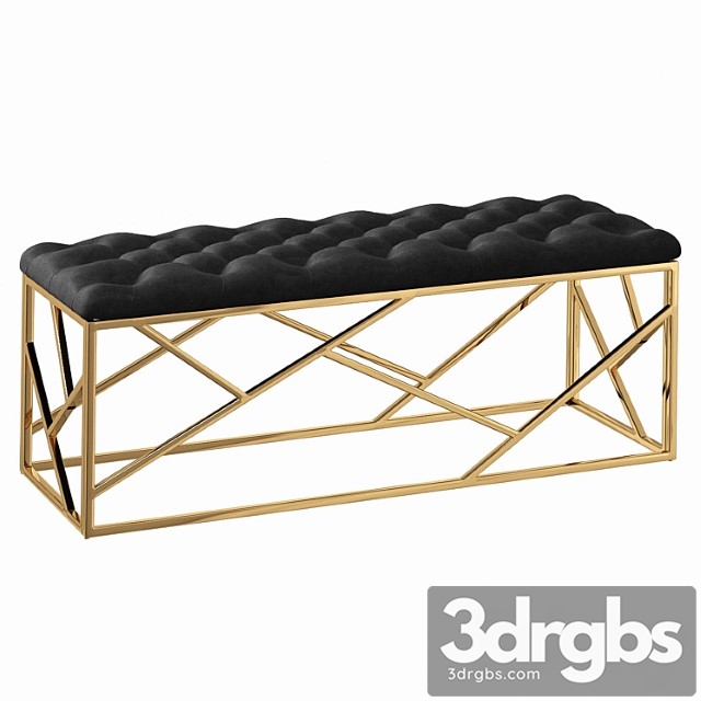 Bench serene furnishing gold top loft concept 2