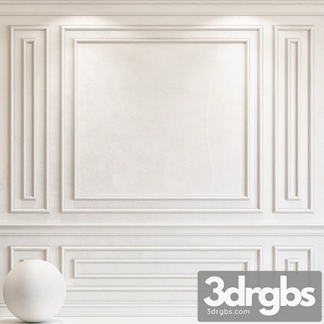 Decorative plaster with molding 70