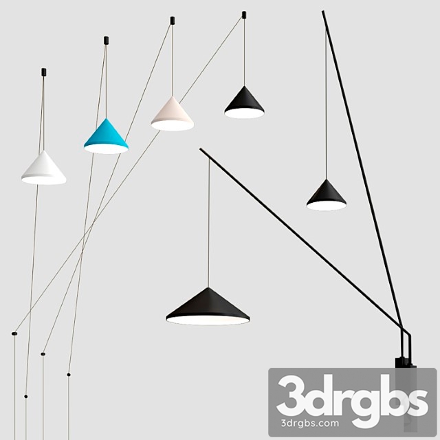 North wall lamp collection by vibia