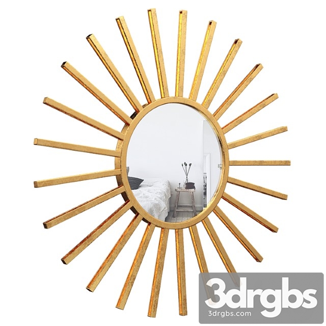 Neetu modern sun accent mirror eyqn5240