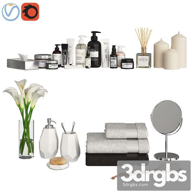 Bathroom Decor Accessories and Cosmetics