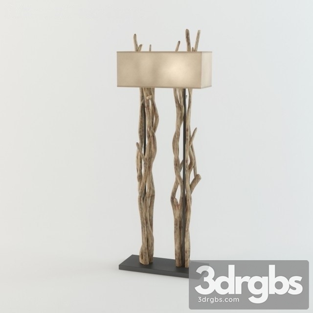 Driftwood Floor Lamp