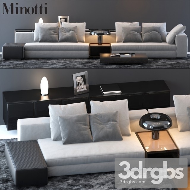 Minotti Funiture Set YANG Sofa