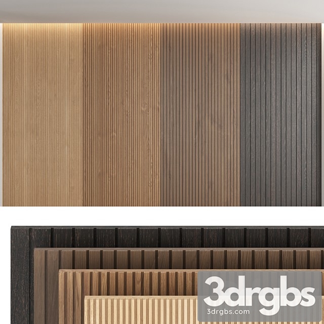 Wood panels Set4