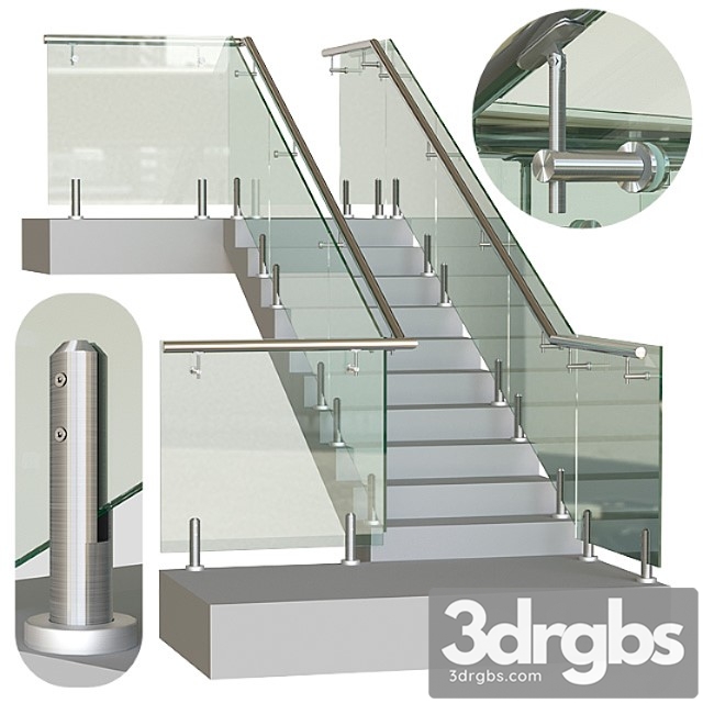 Glass railing on mini racks 4