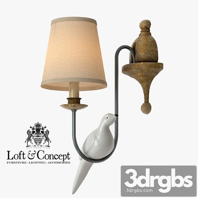 Sconce Norman Bird Wall Lamp One