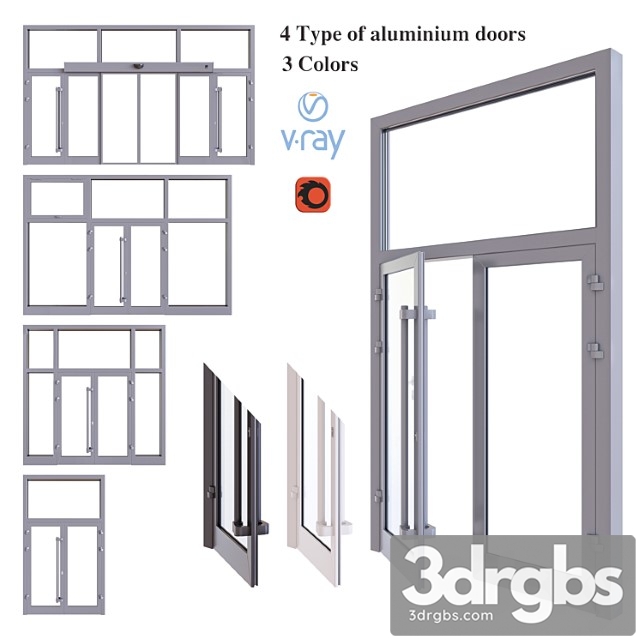 Aluminum door