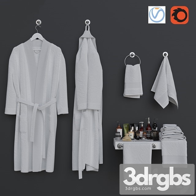 Bathroom 6 decorative set