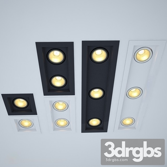 Led Lamp White Black