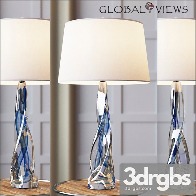 Global views ocean twist lamp