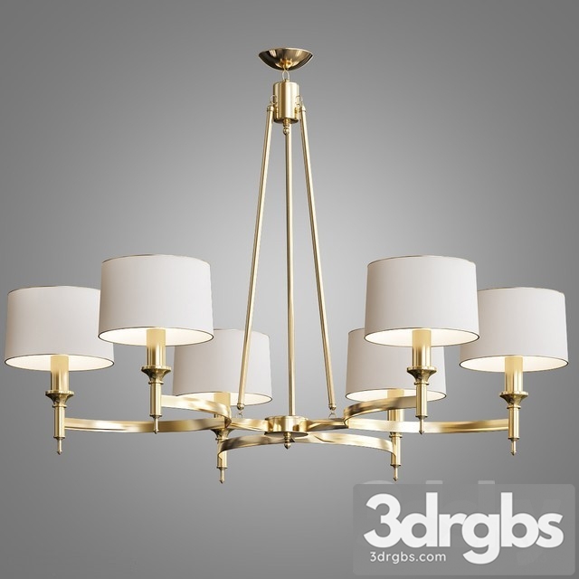 Collins Chandelier Aged Brass