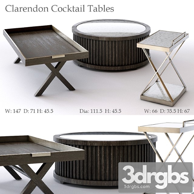 Bernhardt clarendon cocktail tables 2