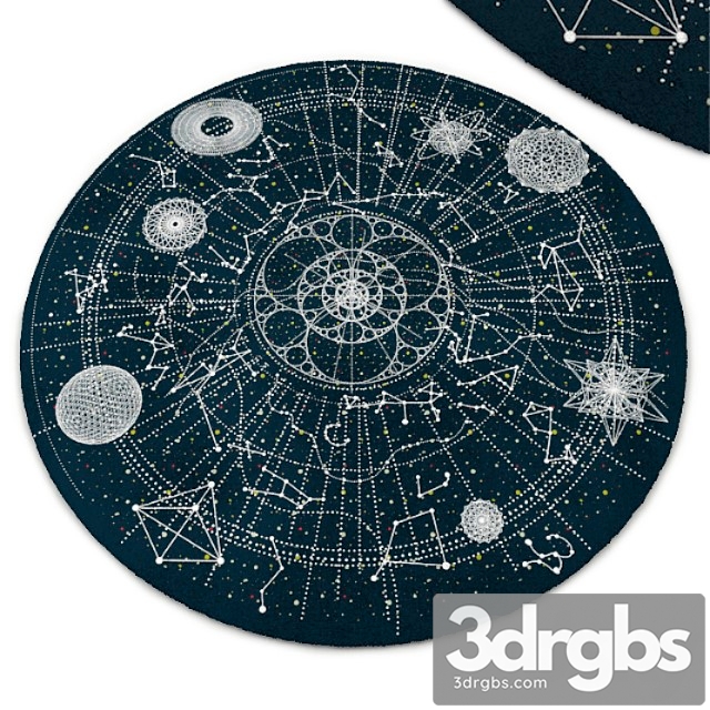 Celestial rug