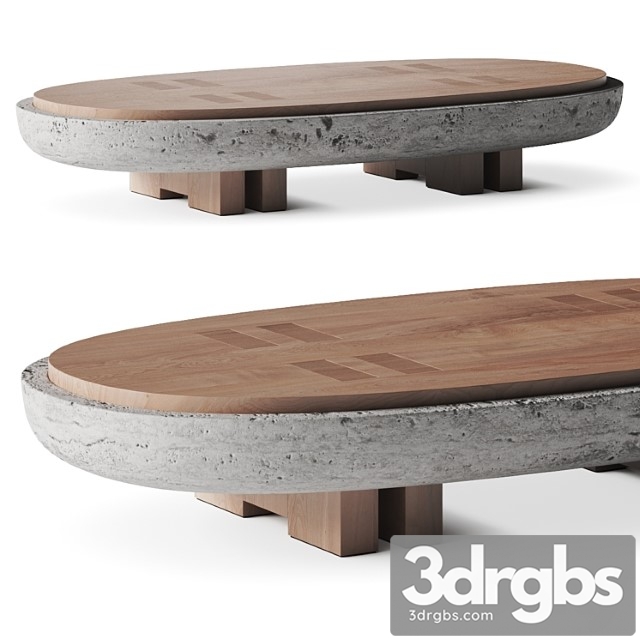 Andy Kerstens Rift Stone Coffee Table