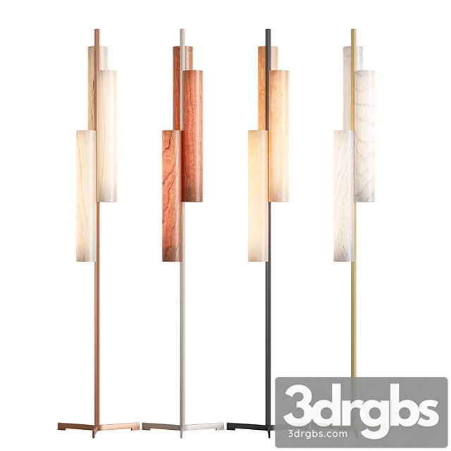 Floor lamp lzf black note triplet p collection