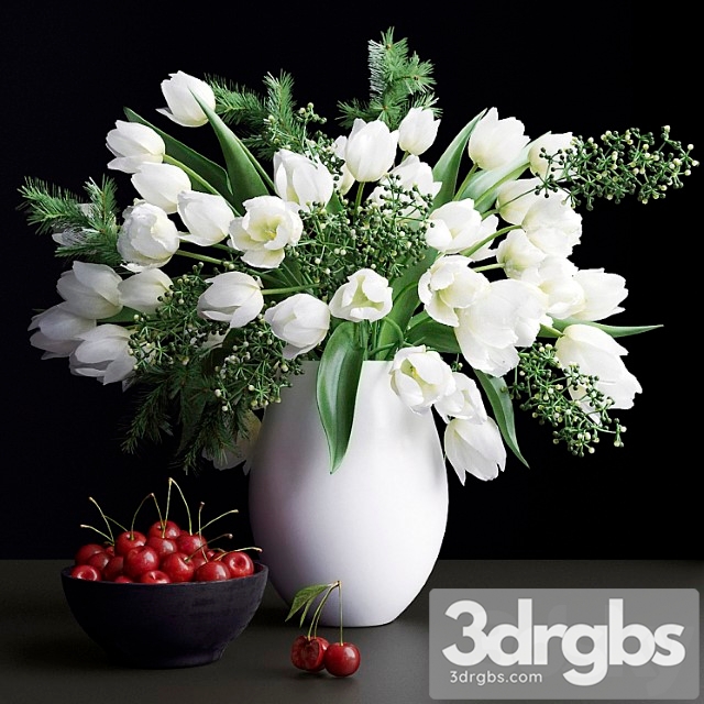 Bouquet of Flowers in a Vase 25