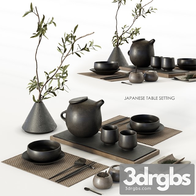 Japanese table setting